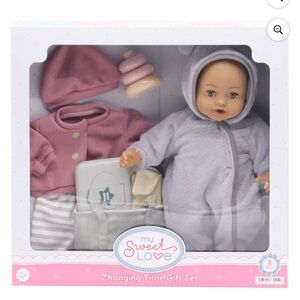 My Sweet Love Time to Change Gift Set 14inch Doll with Medium Skin Tone